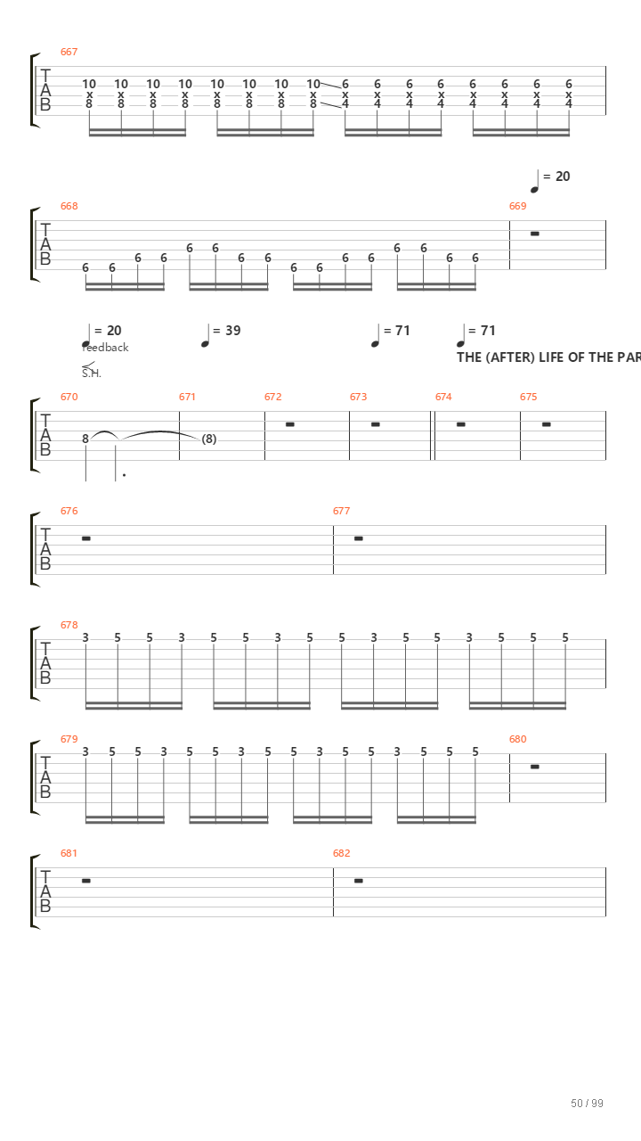 Infinity On High吉他谱
