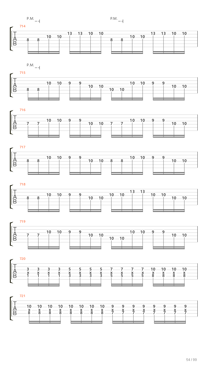Infinity On High吉他谱