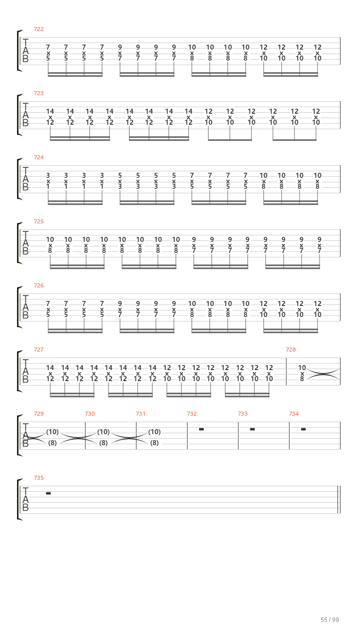 Infinity On High吉他谱