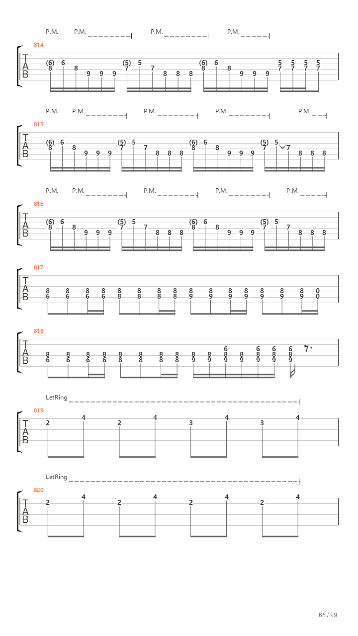 Infinity On High吉他谱