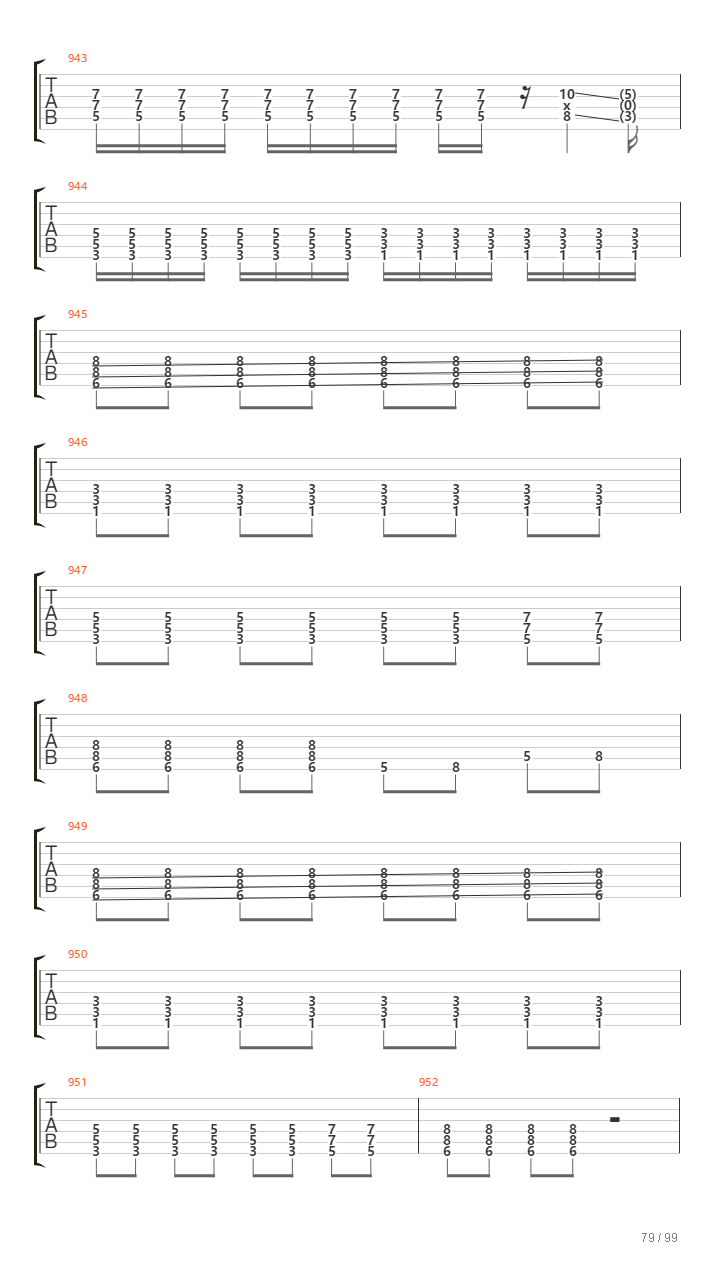 Infinity On High吉他谱