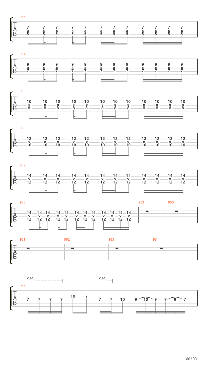 Infinity On High吉他谱