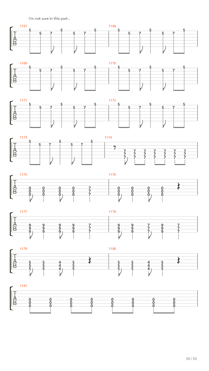 Infinity On High吉他谱