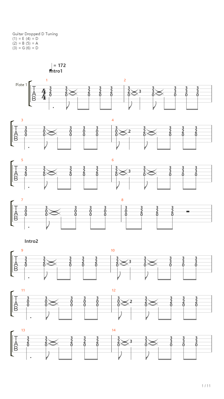 Rose吉他谱