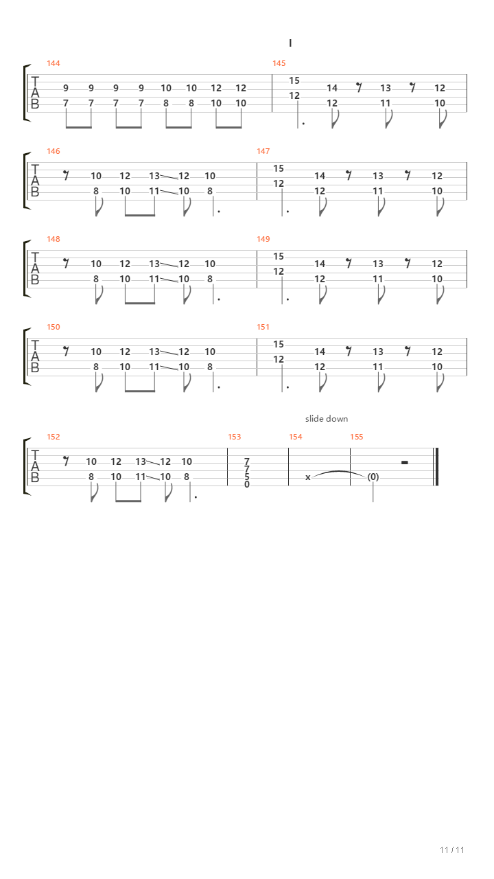 Rose吉他谱