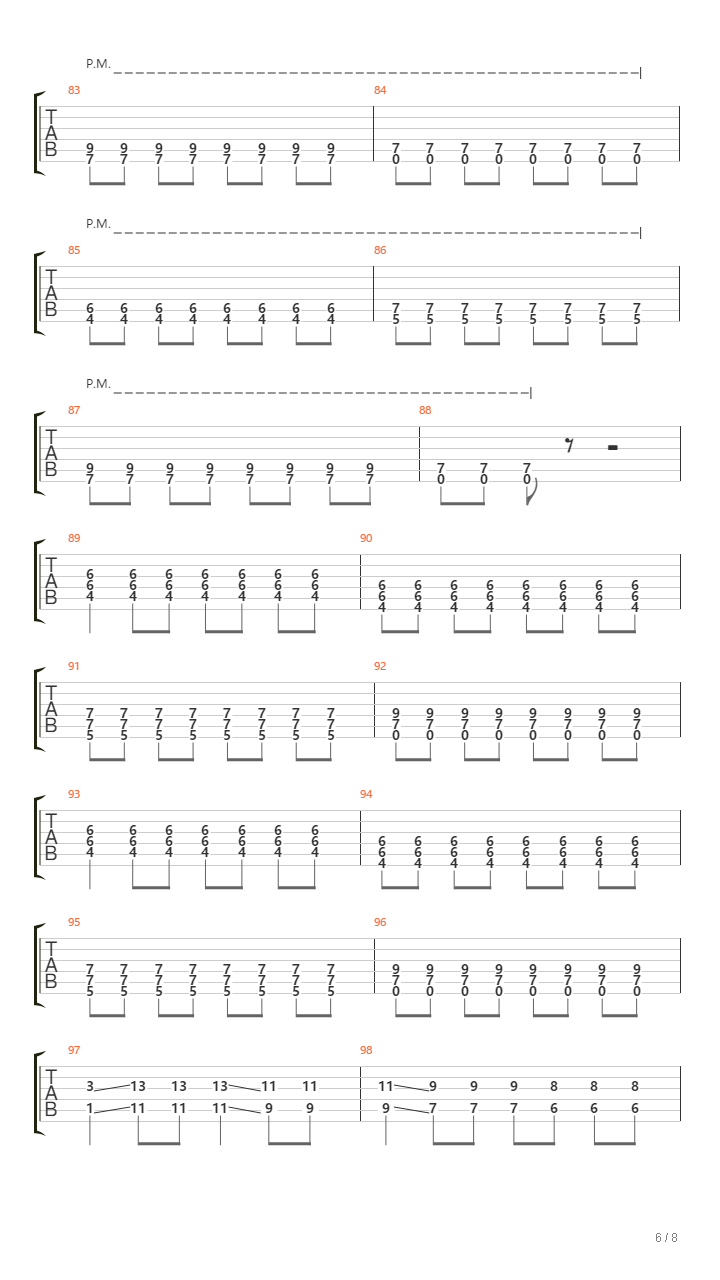 The Autumn Song吉他谱