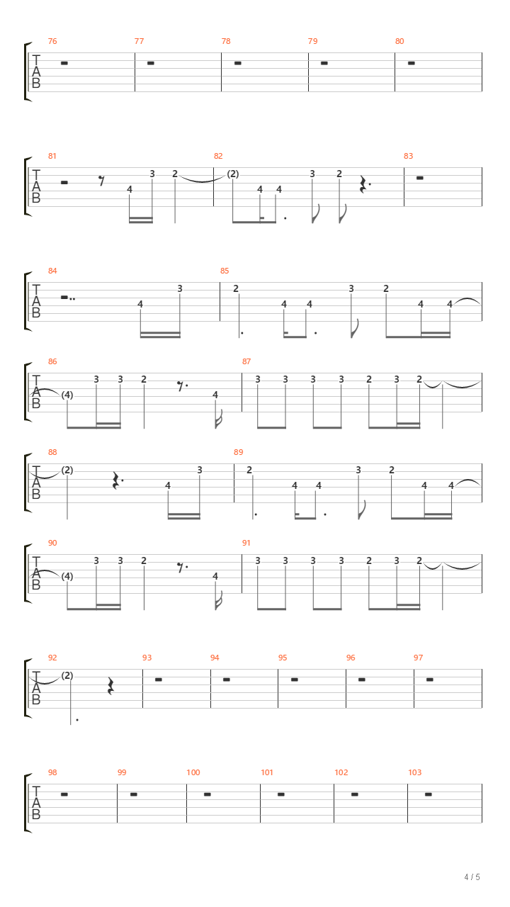 am3:45吉他谱