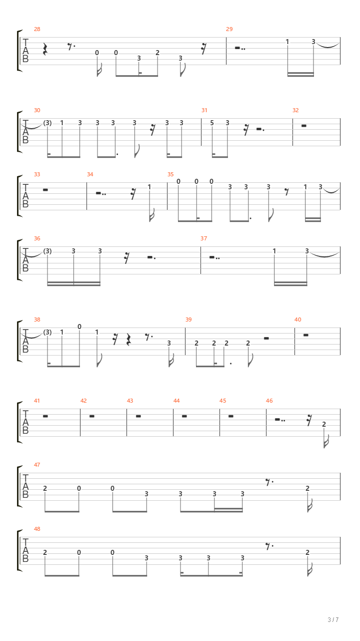 Mib126吉他谱