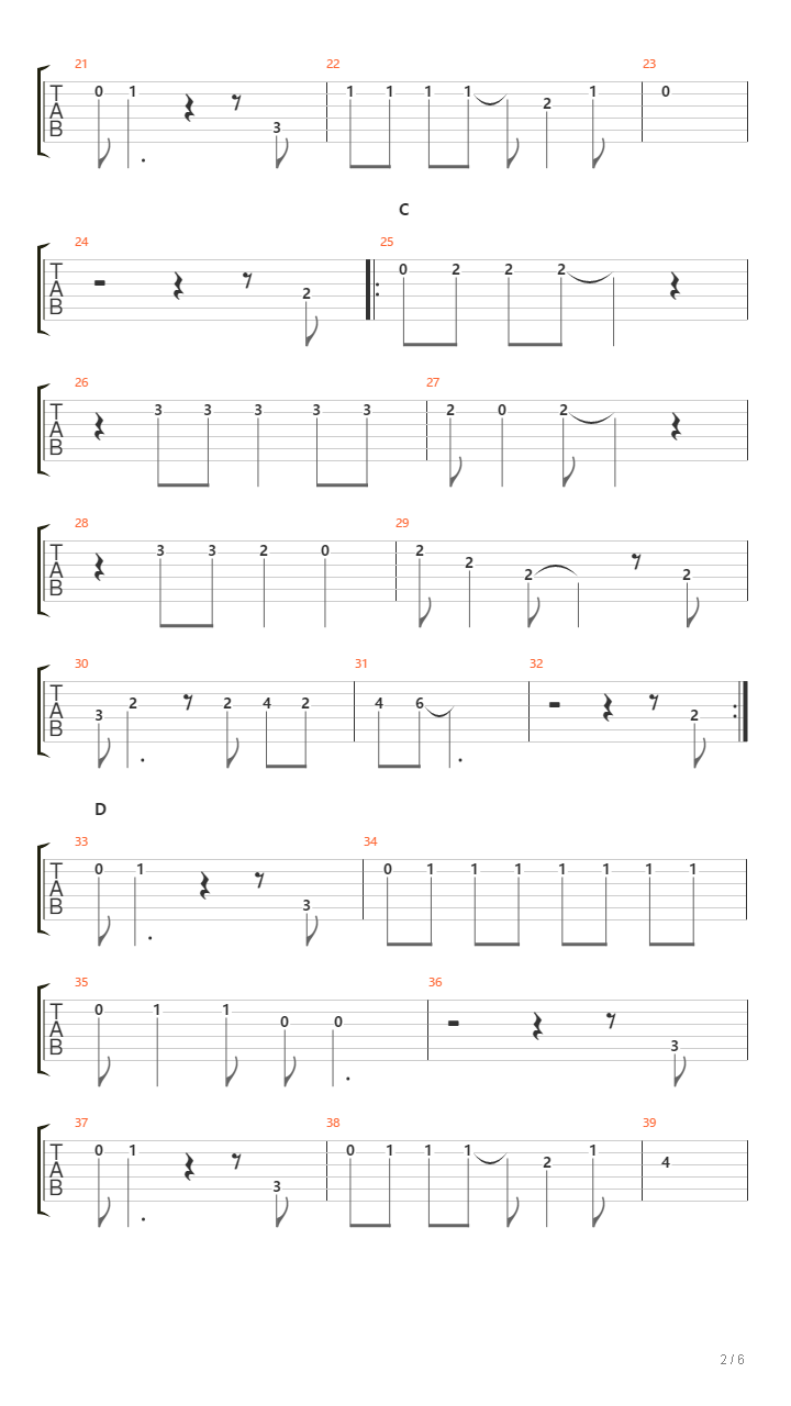 JUPITER吉他谱