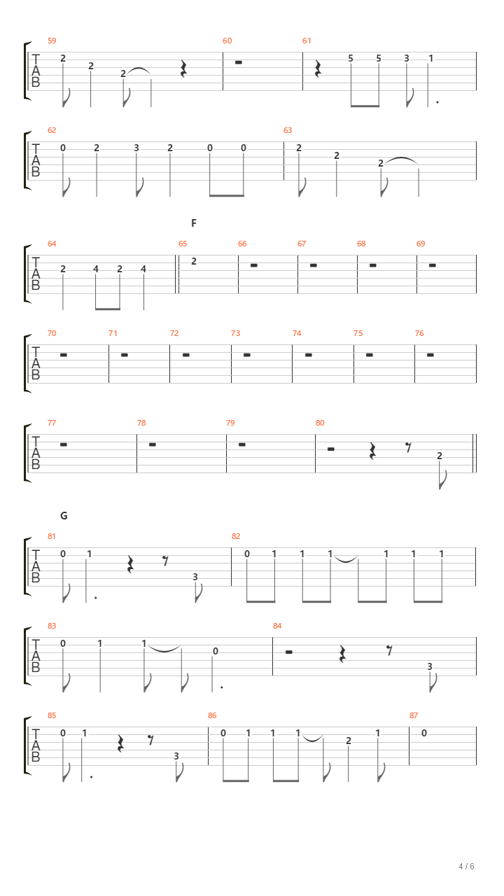 JUPITER吉他谱