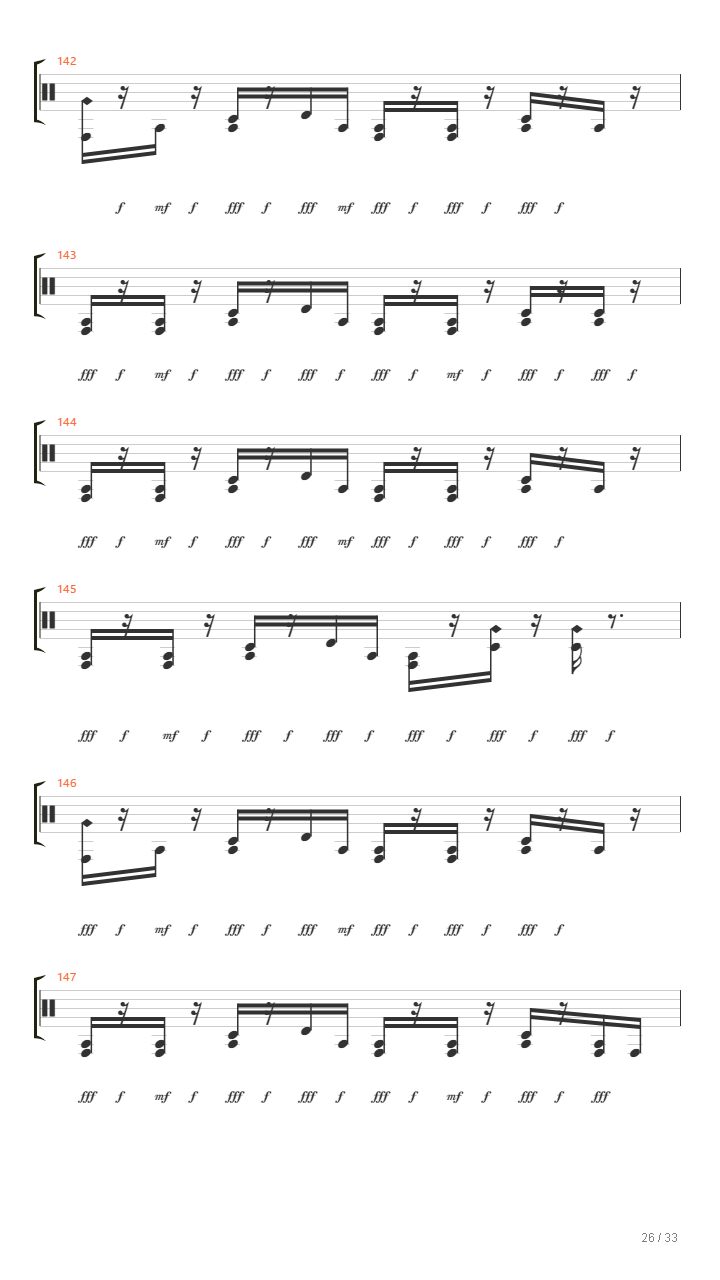 Clattanoia吉他谱