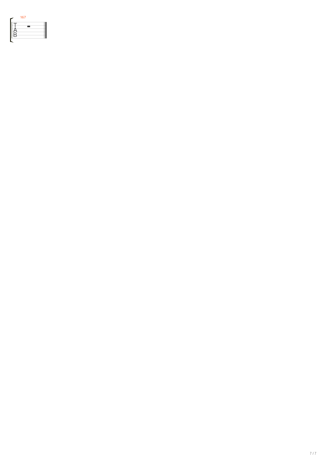 孤独摇滚 - 绝不会忘记（只有一琴）吉他谱