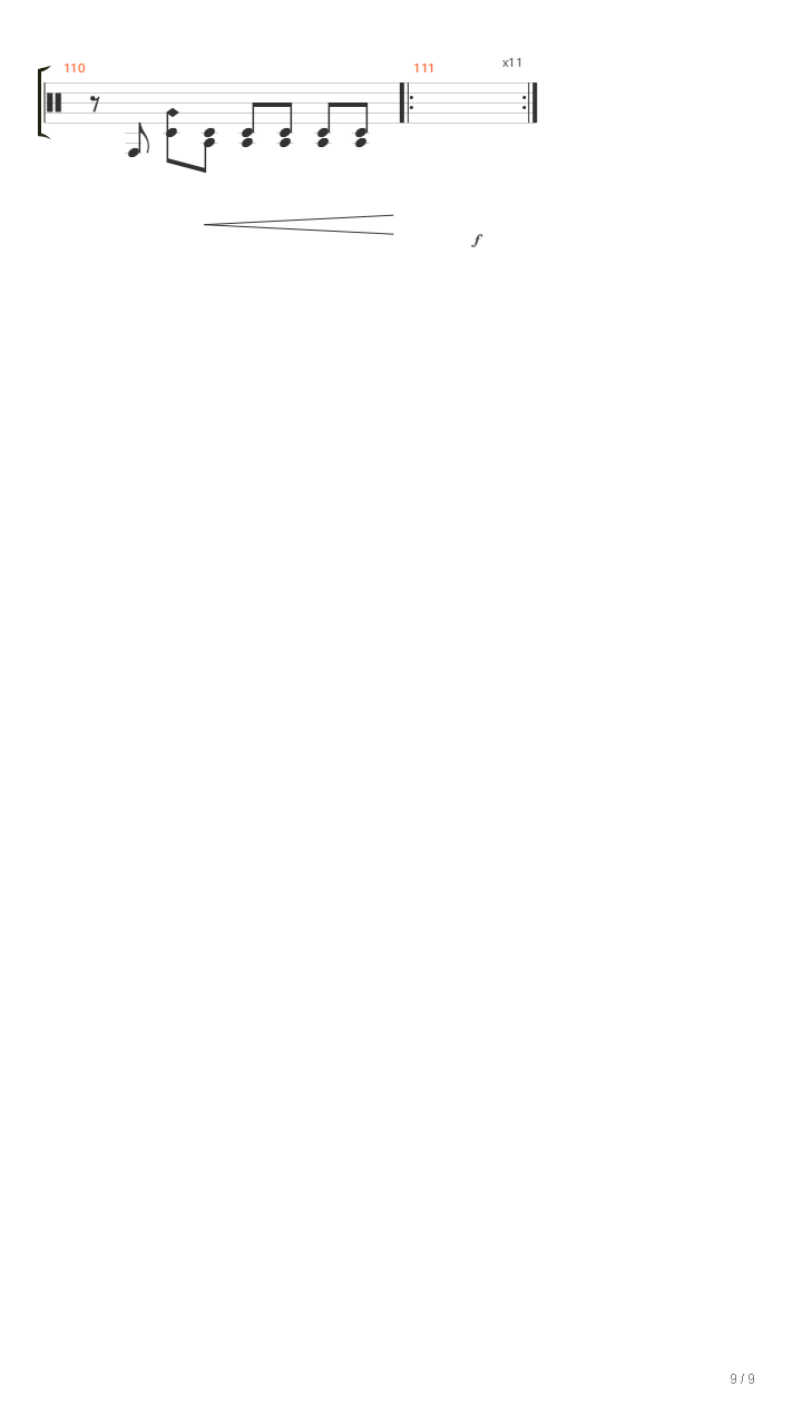 大都会（鼓谱）吉他谱