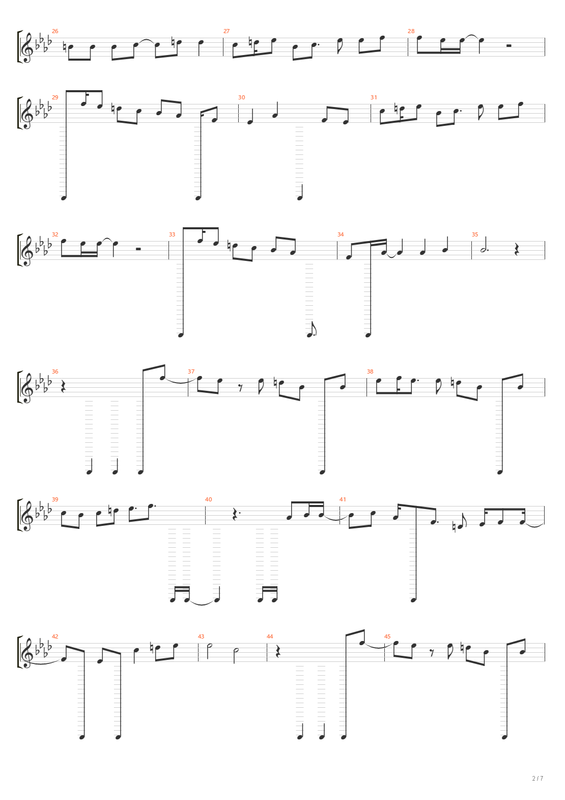 Automatic吉他谱