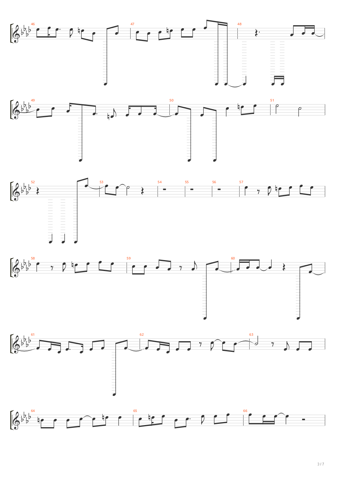 Automatic吉他谱
