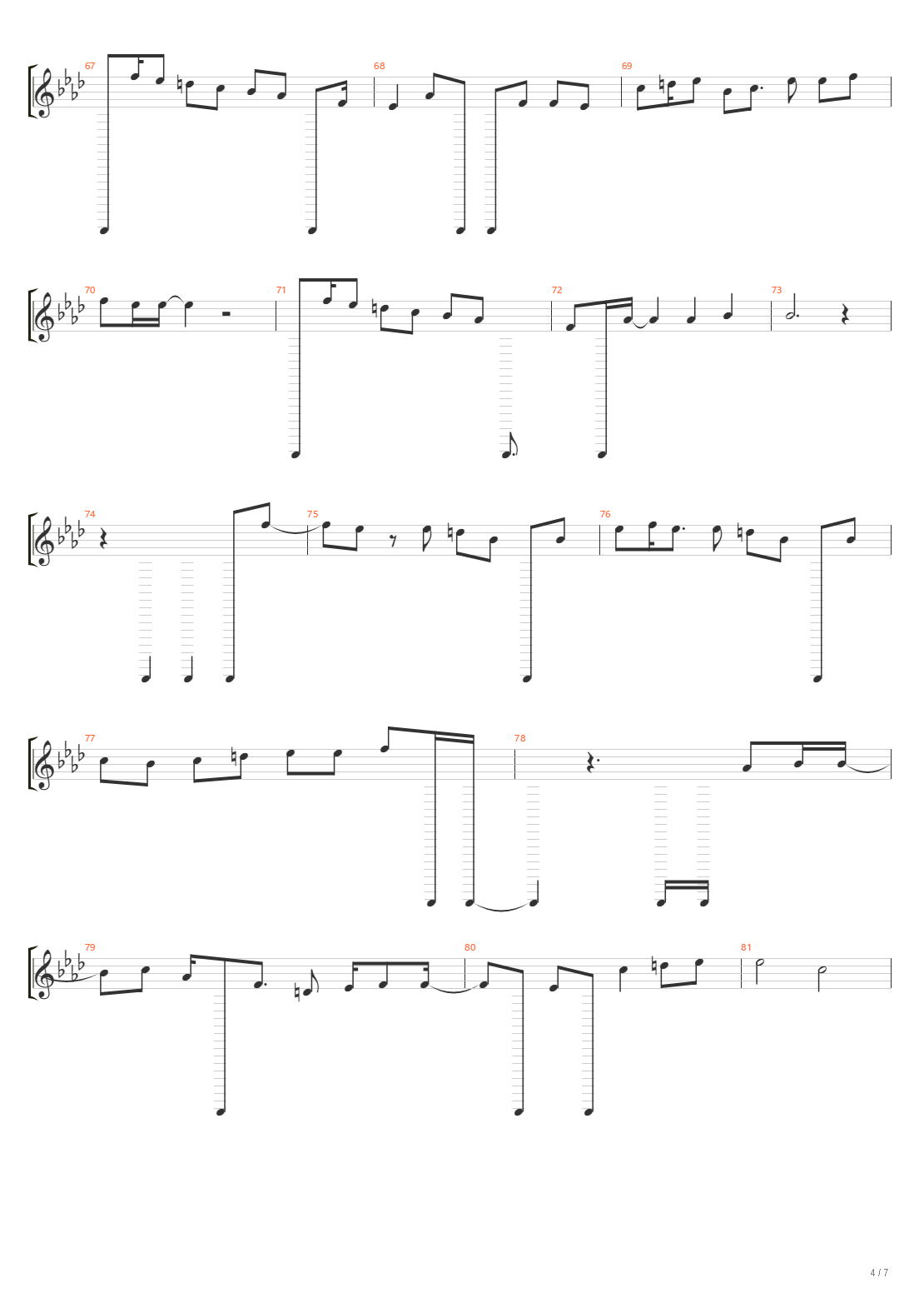 Automatic吉他谱