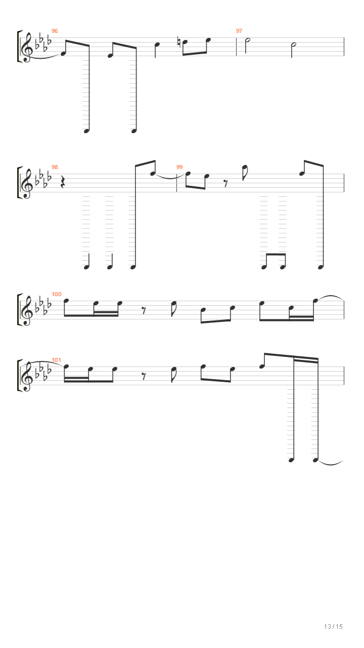 Automatic吉他谱