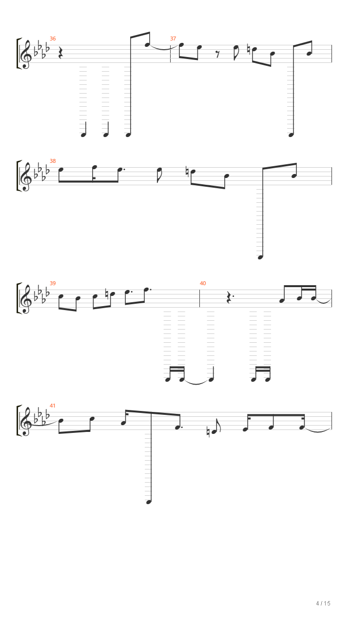 Automatic吉他谱