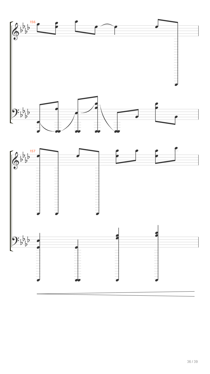缘之空 - 比翼の羽根 ver.piano (纯钢琴版)吉他谱