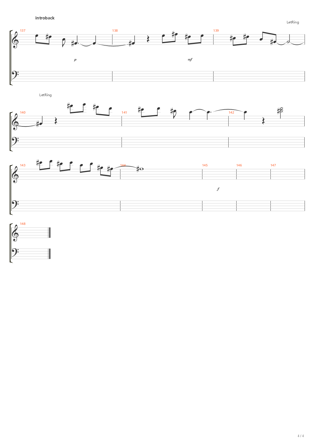 Eclipse（明日方舟）吉他谱