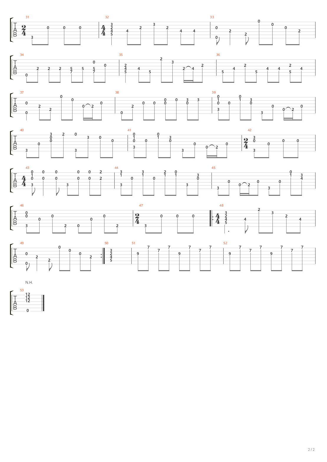 The Sound of Silence（寂静之声）吉他谱