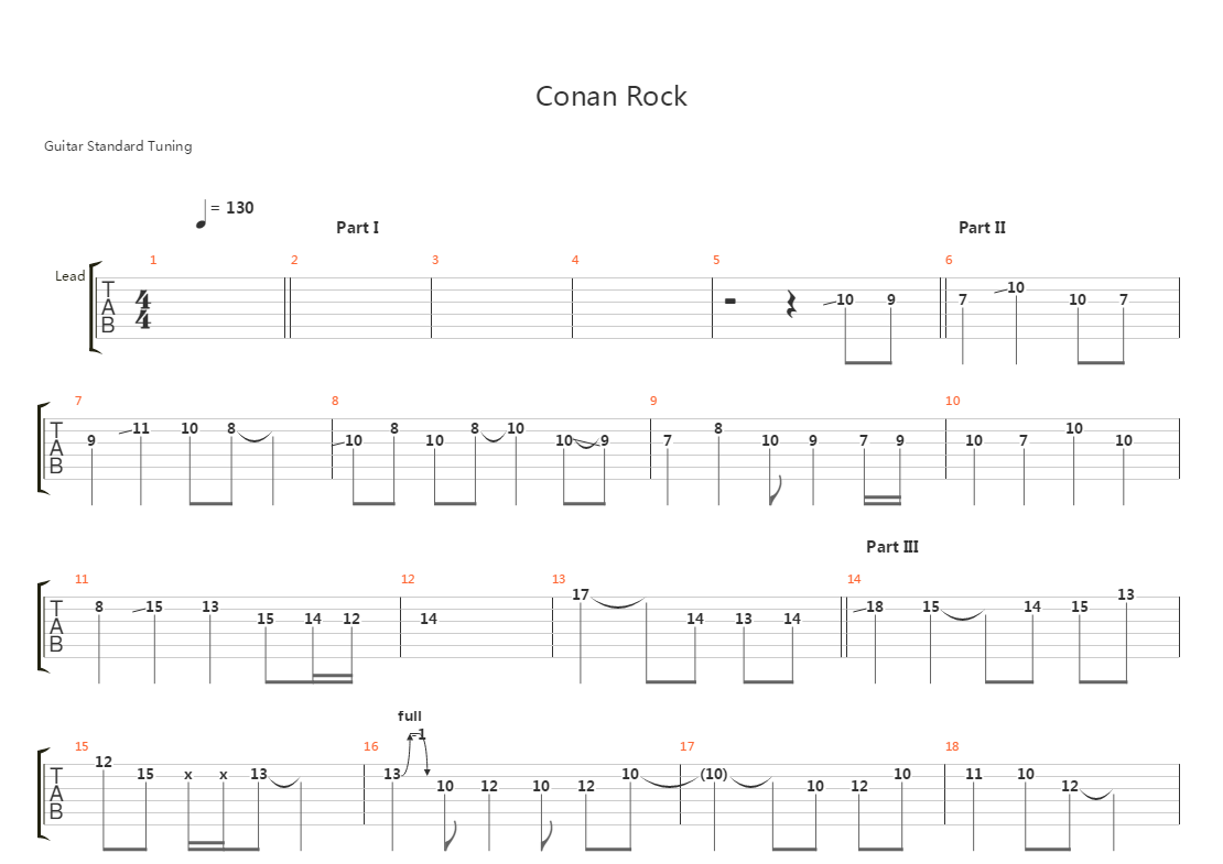 【主音吉他/gtp】conan rock - elvins.j(名侦探柯南主题曲摇滚版)