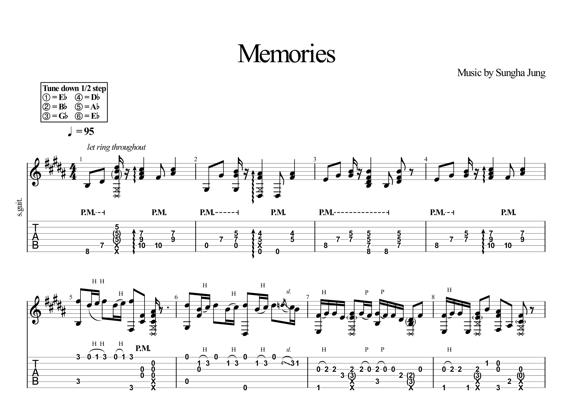 memories郑成河版