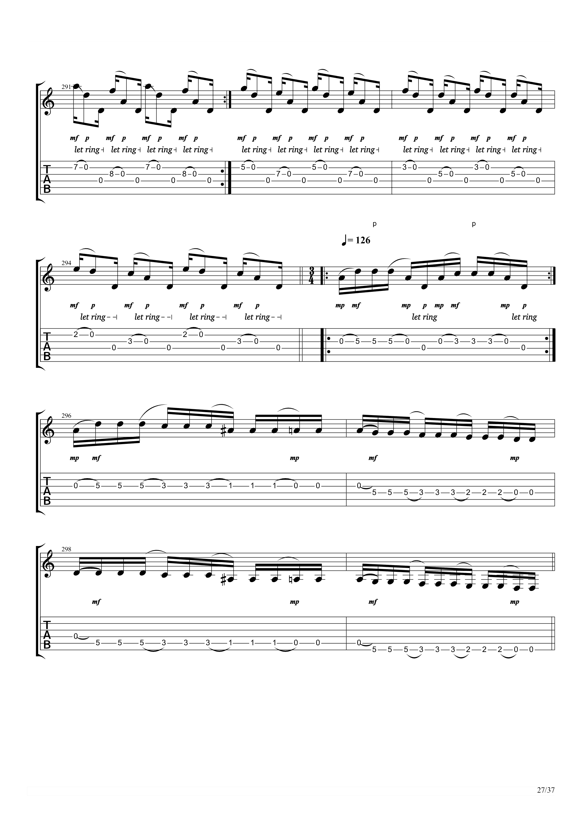 Koyunbaba(科庸巴巴)吉他谱27