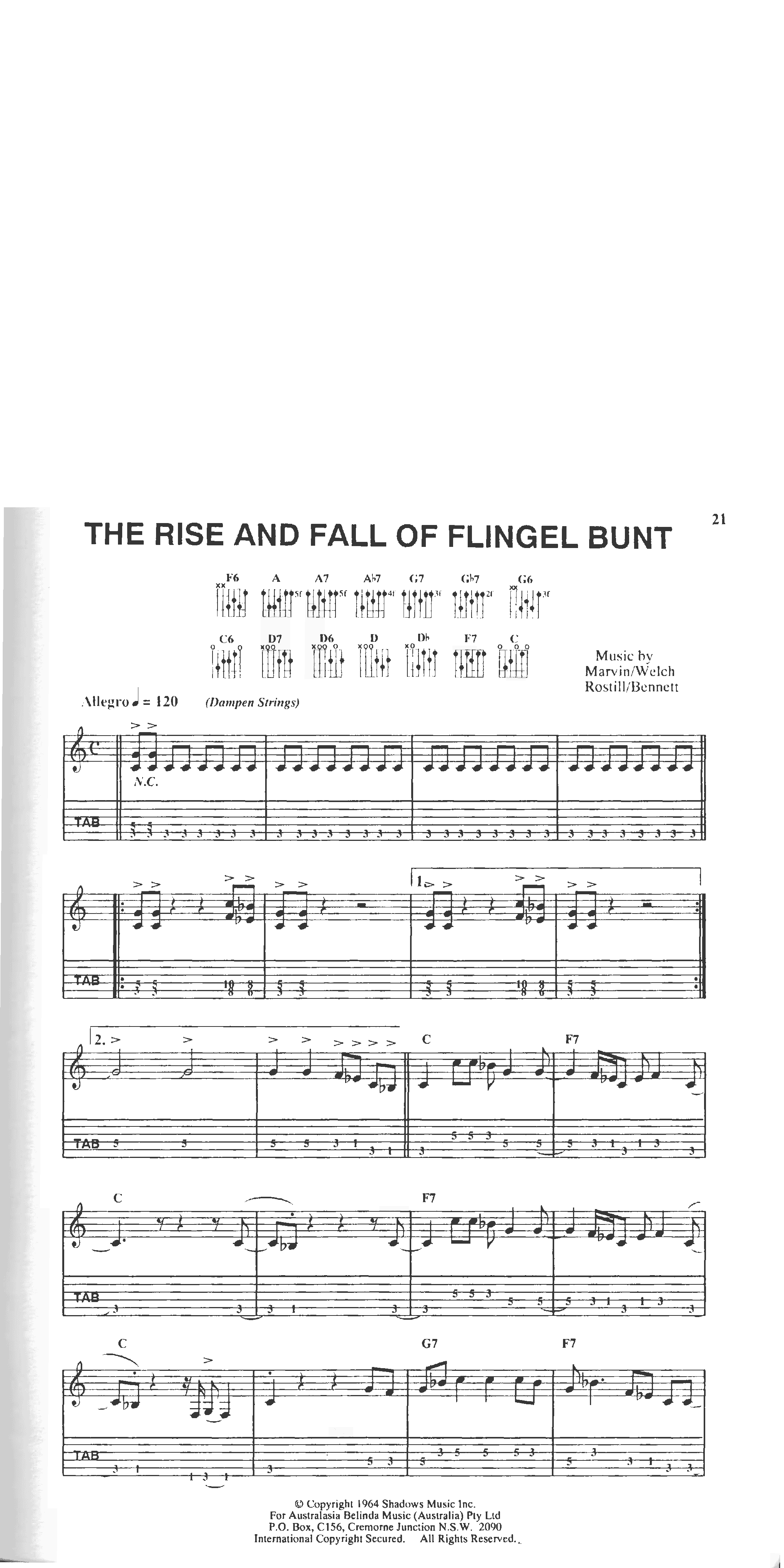 Dare To Be Different Guitar Tab Book吉他谱22