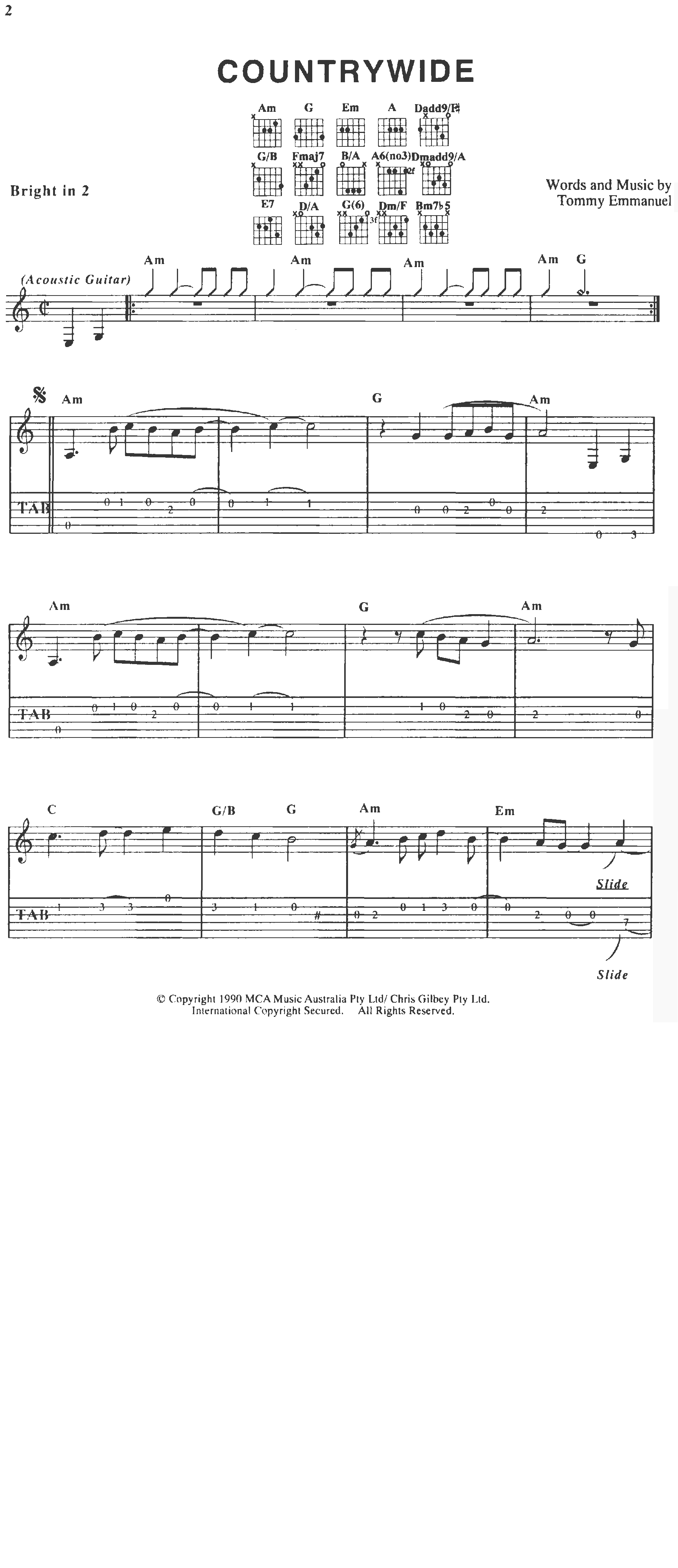 Dare To Be Different Guitar Tab Book吉他谱3