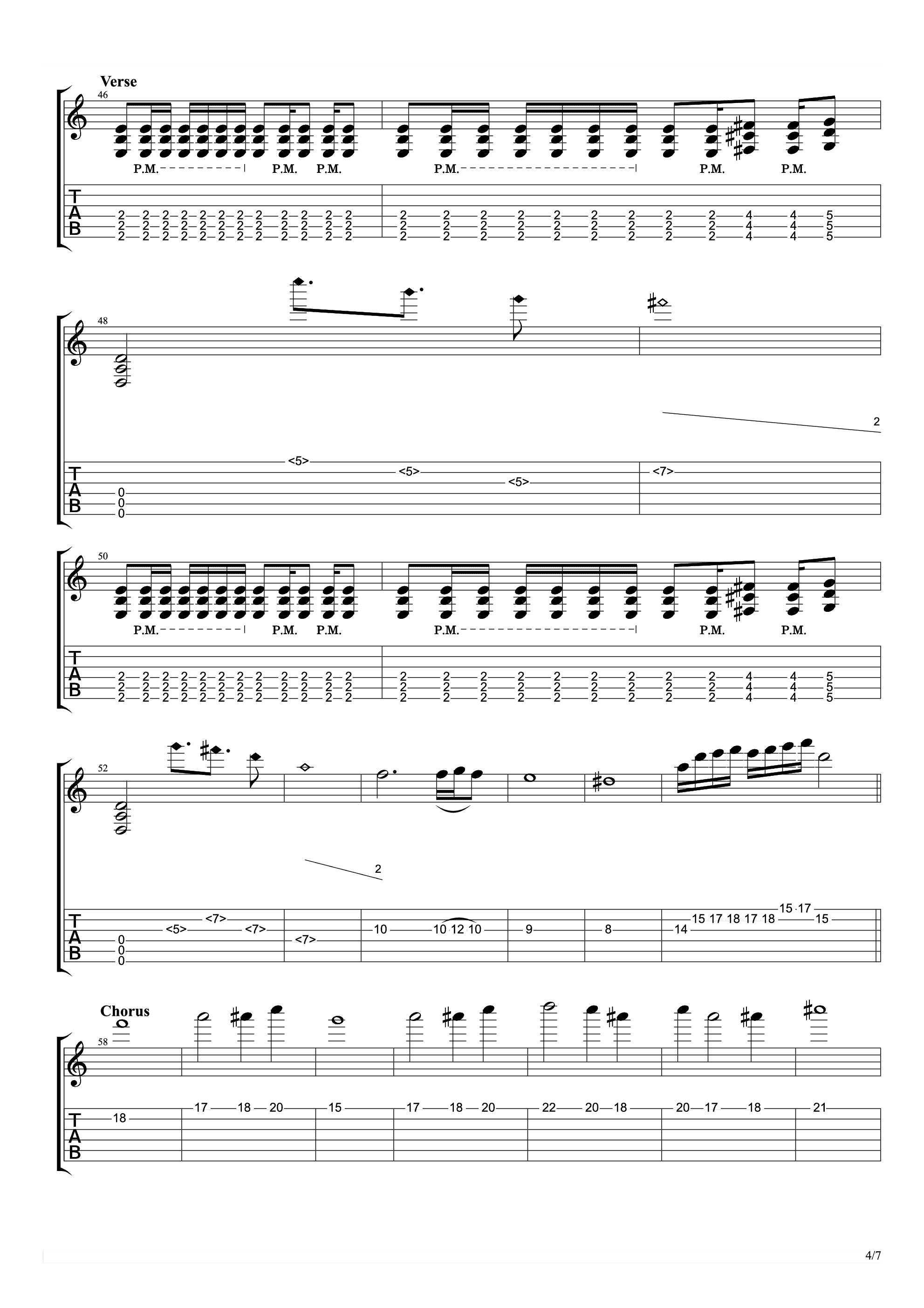 Carry On吉他谱4