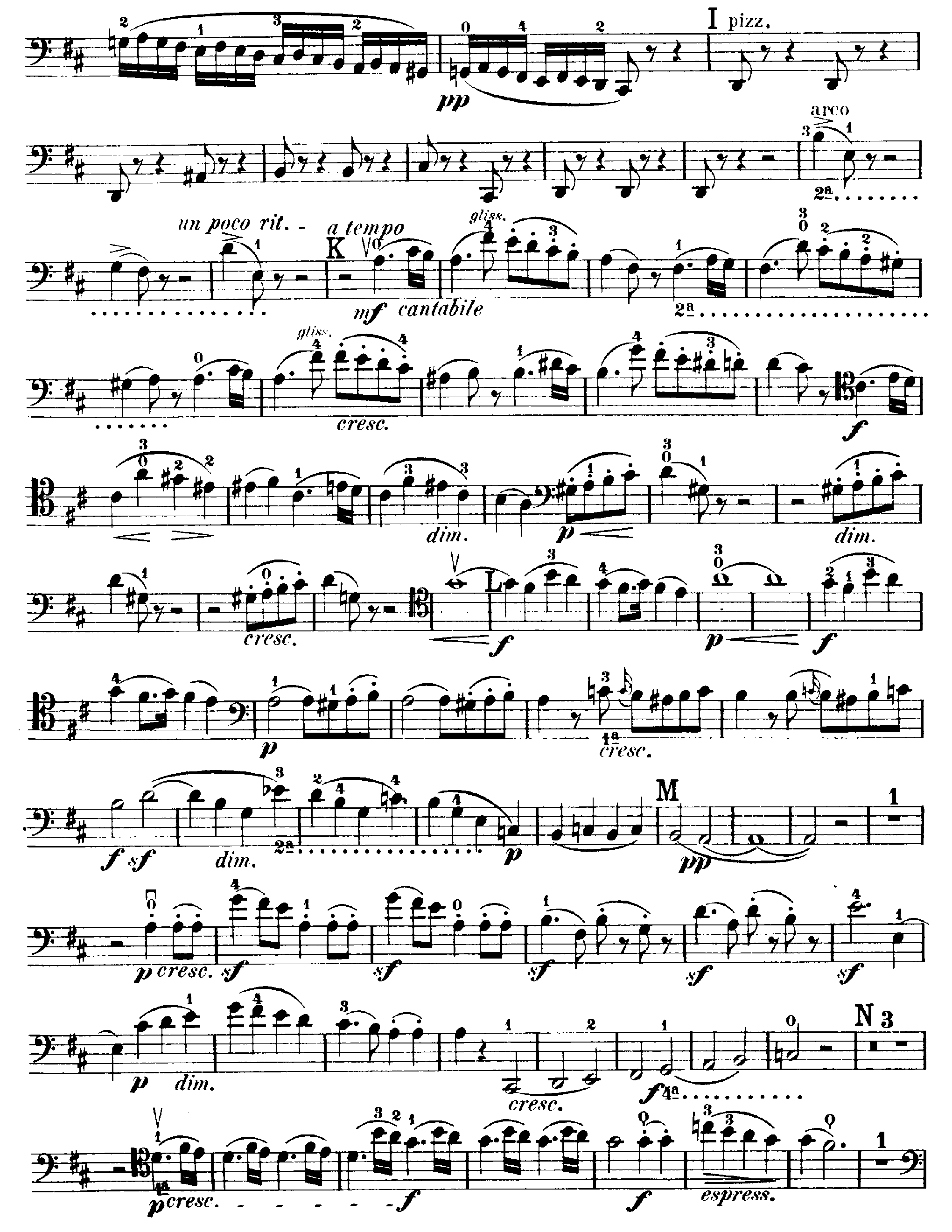 Felix Mendelssohn: Cello Sonata No.2 in D major Op.58 - 1. Allegro assai vivace吉他谱11
