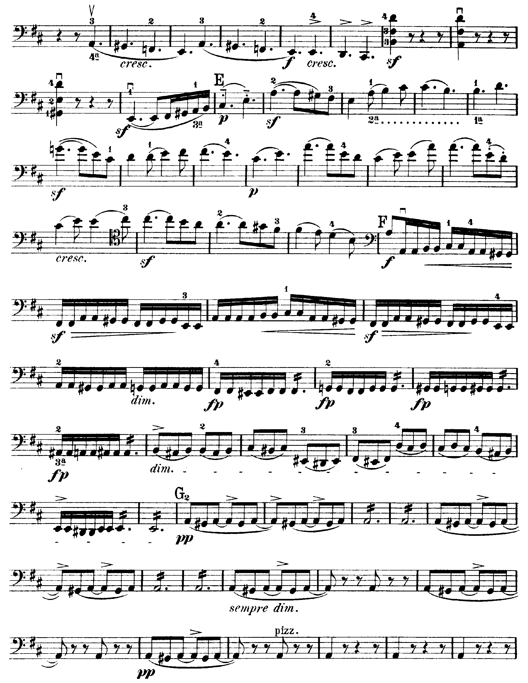 Felix Mendelssohn: Cello Sonata No.2 in D major Op.58 - 1. Allegro assai vivace吉他谱2