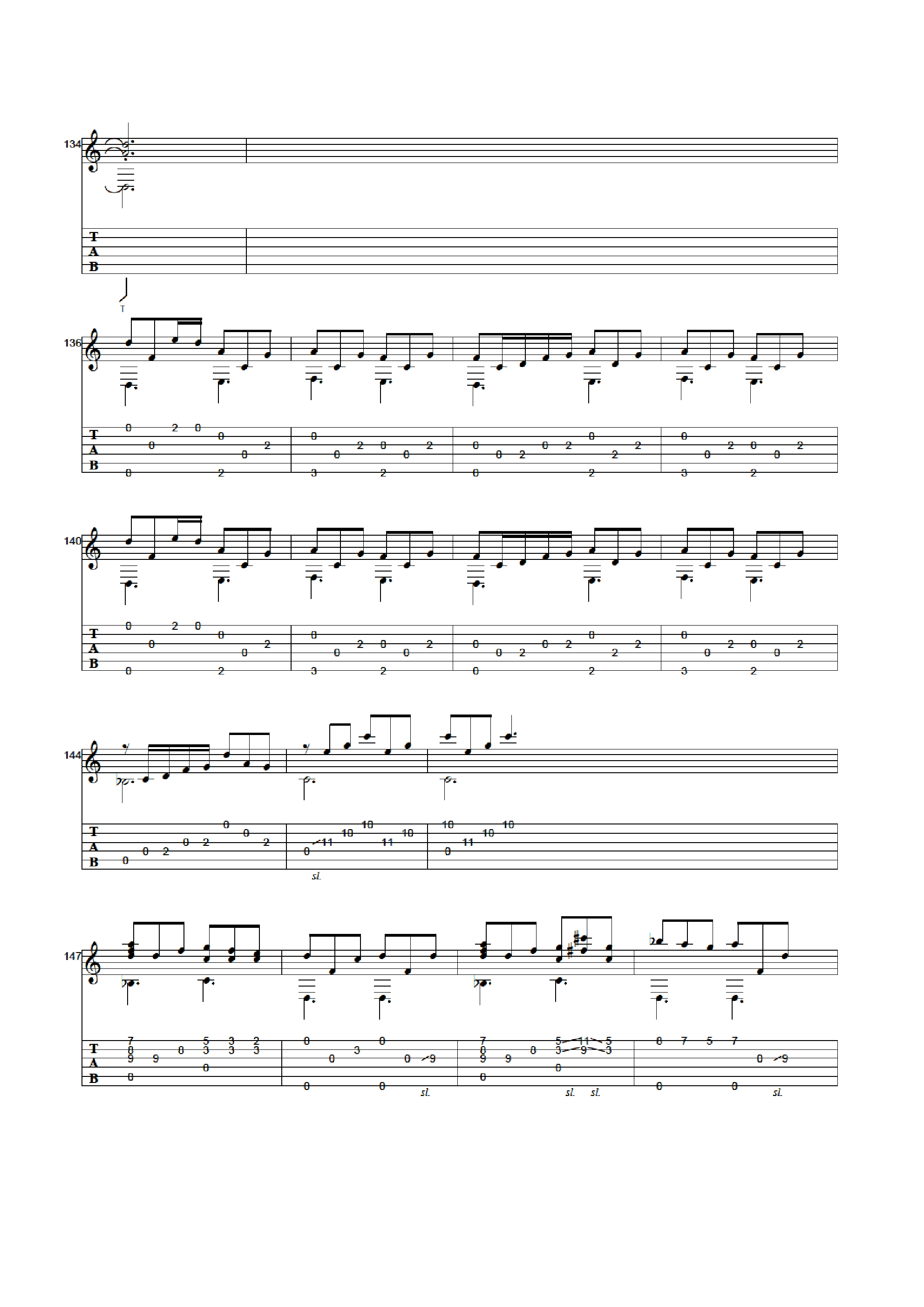 Ritariko吉他谱8