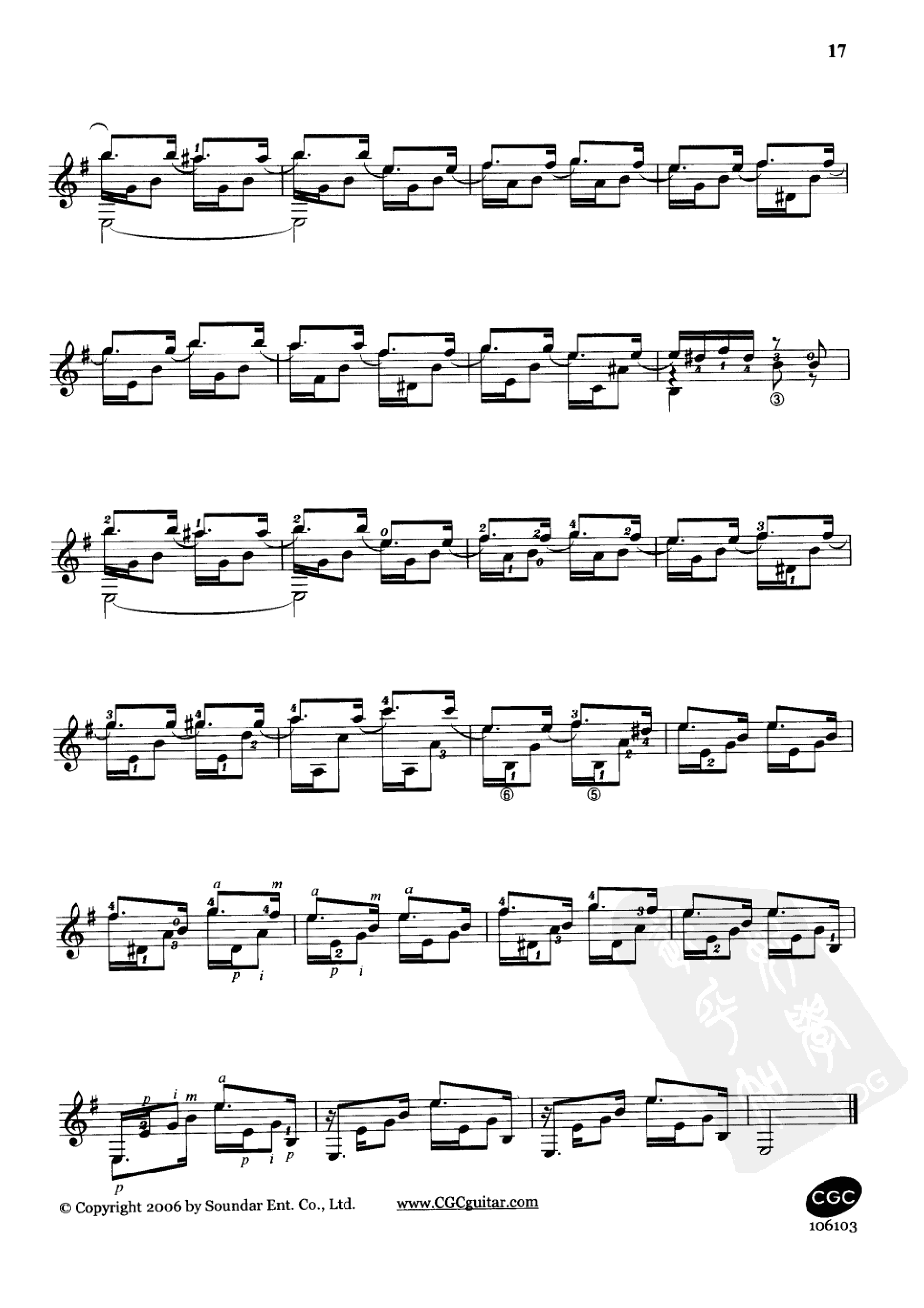 Op.60 No.22吉他谱2
