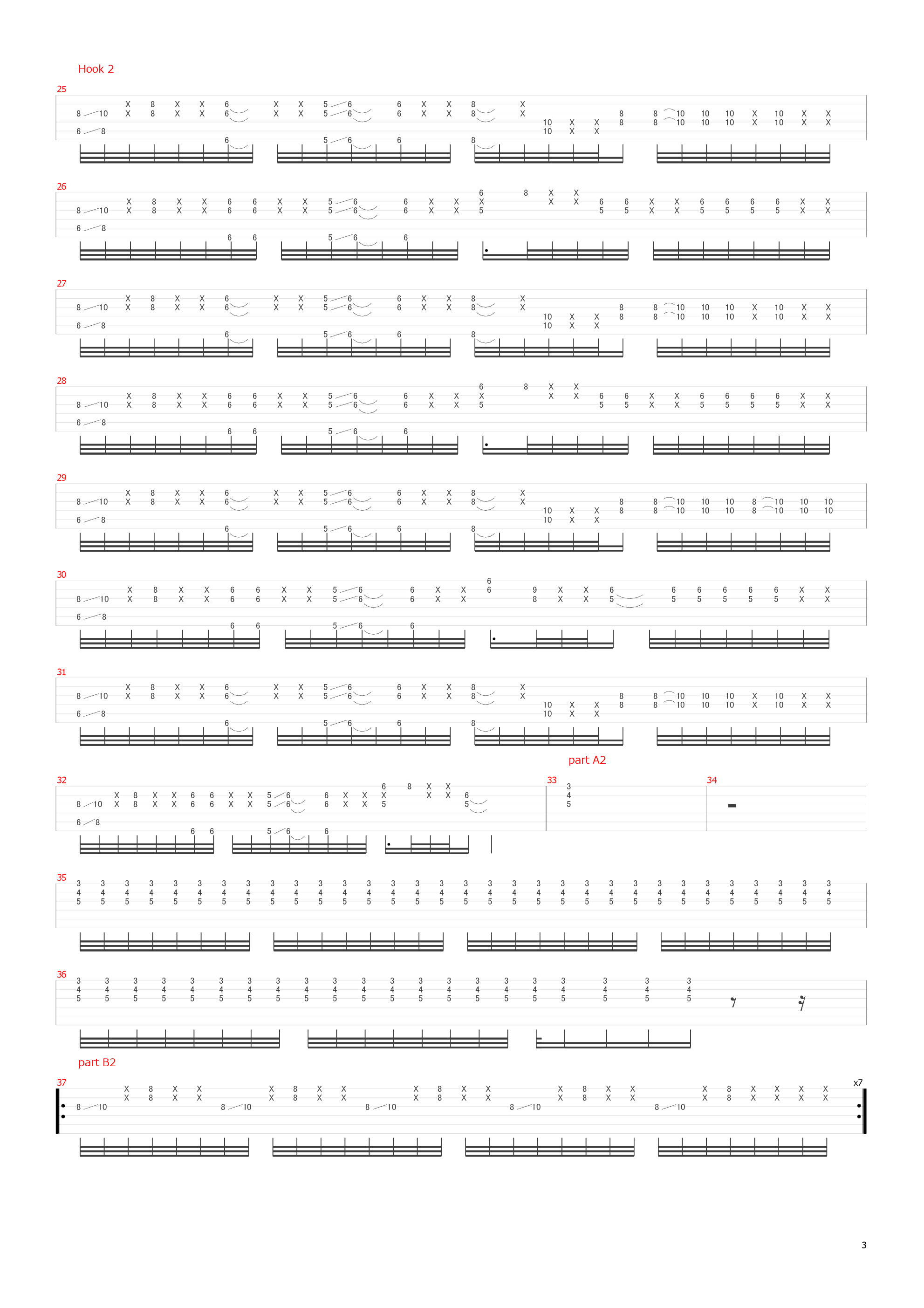 relive吉他谱3