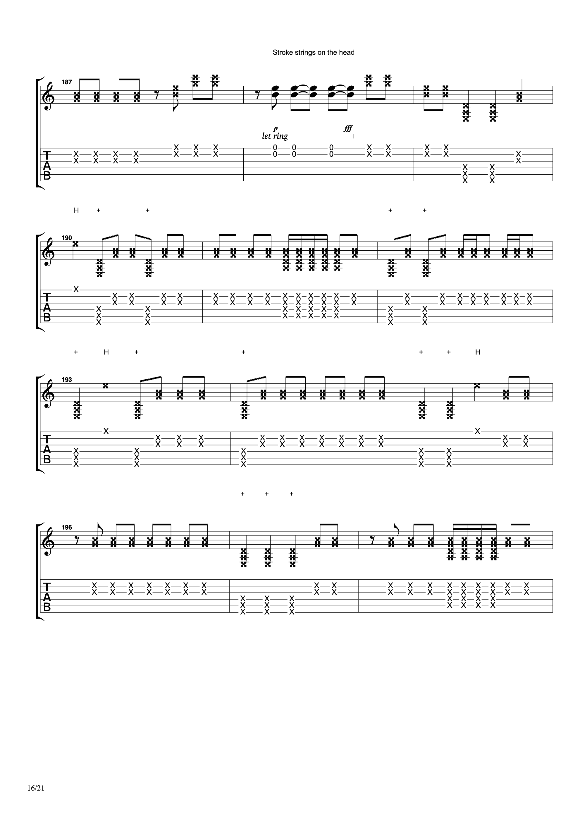 リベルタンゴ (利贝尔探戈 libertango)吉他谱16