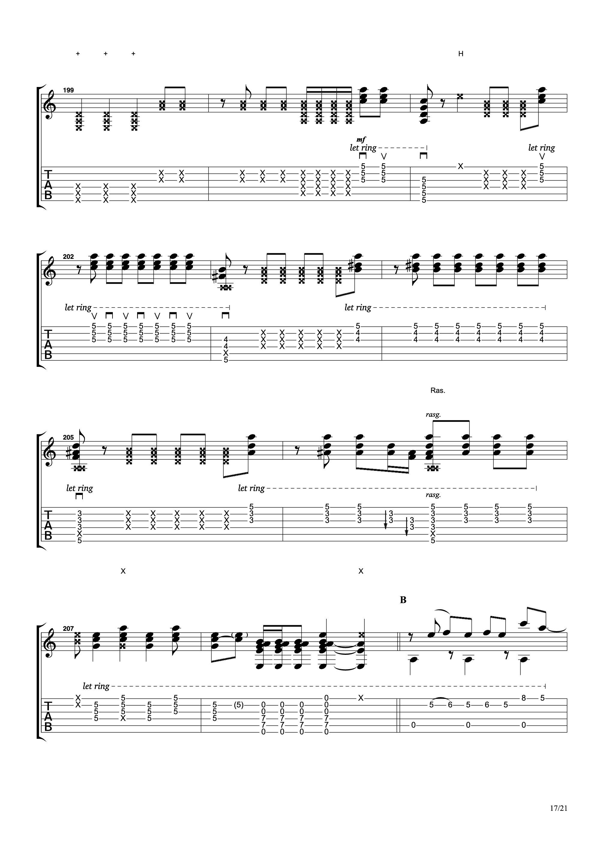 リベルタンゴ (利贝尔探戈 libertango)吉他谱17