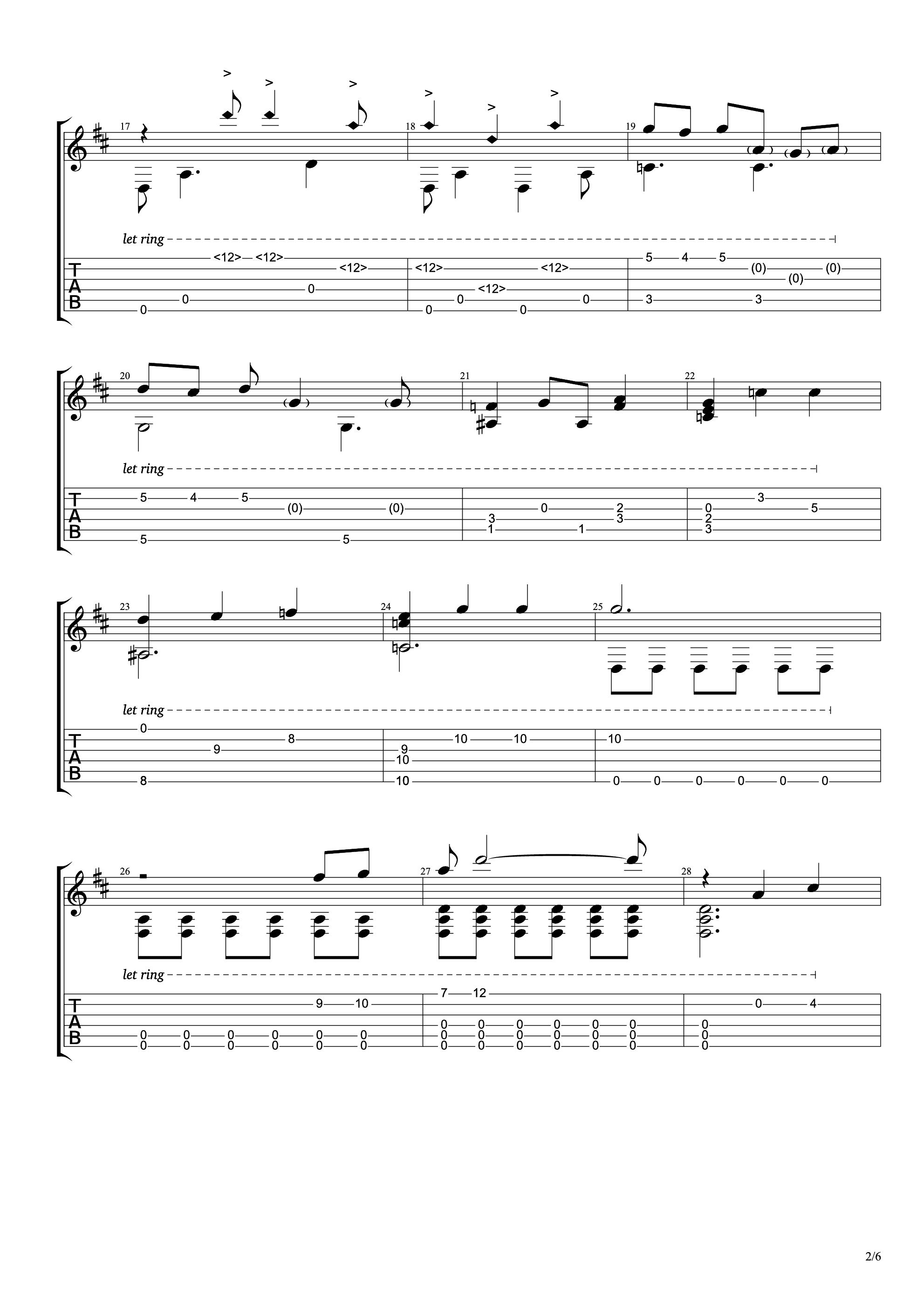 maple story(冒险岛) - 新版登录音乐(2010-2018)吉他谱2