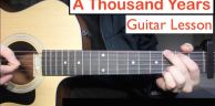 A Thousand Years - Christina Perri | 吉他教学 (Tutorial) Chords