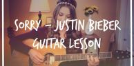 Sorry - Justin Bieber 吉他教学 // Easy Chords and Strumming