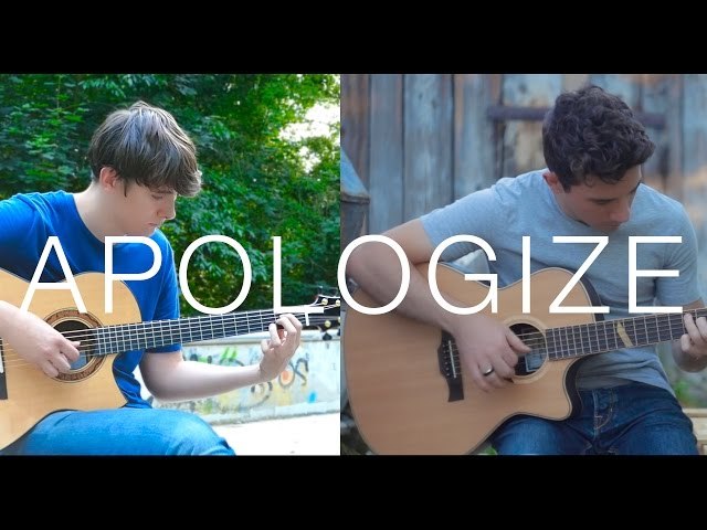 apologize - onerepublic (指弹吉他 翻弹 by peter