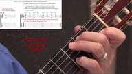 Lesson No  1, Op  31, Book 1 (Fernando Sor) the transition from m6 to downbeat of m7